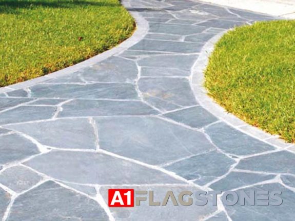 Kavala Black Flagstones terrastegels tuin Zwartebroek