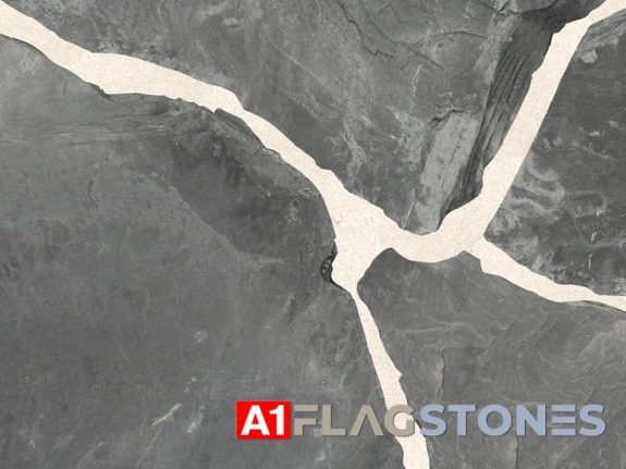 Mystic Black Slate Flagstones terras tegels pallet